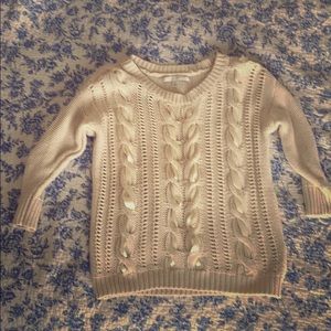 LC Lauren Conrad Quarter Sleeve Sweater